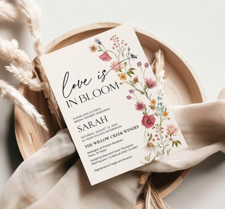 Love is In Bloom | Bridal Shower Invitation