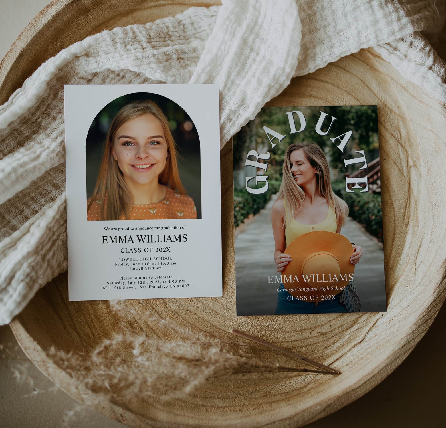 graduate invitation, party invitation, photo graduate invitation,