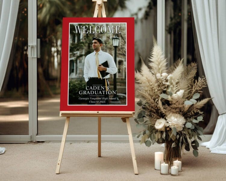 Magazine Cover Graduation Welcome Poster