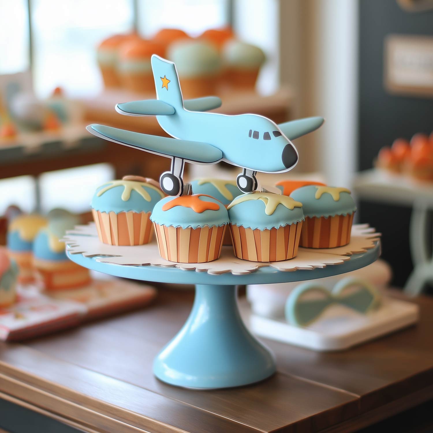 plane baby shower
