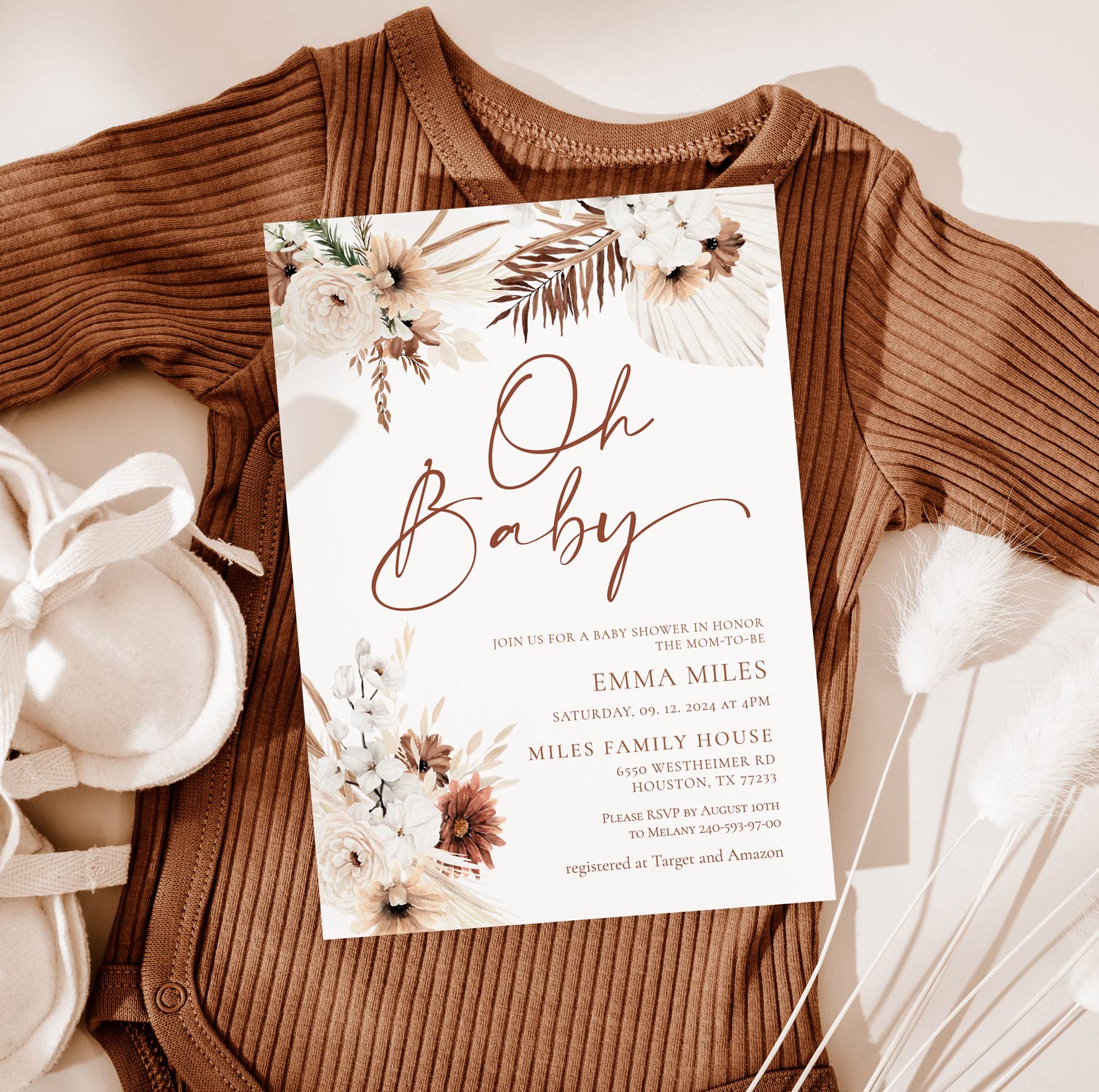 boho baby shower