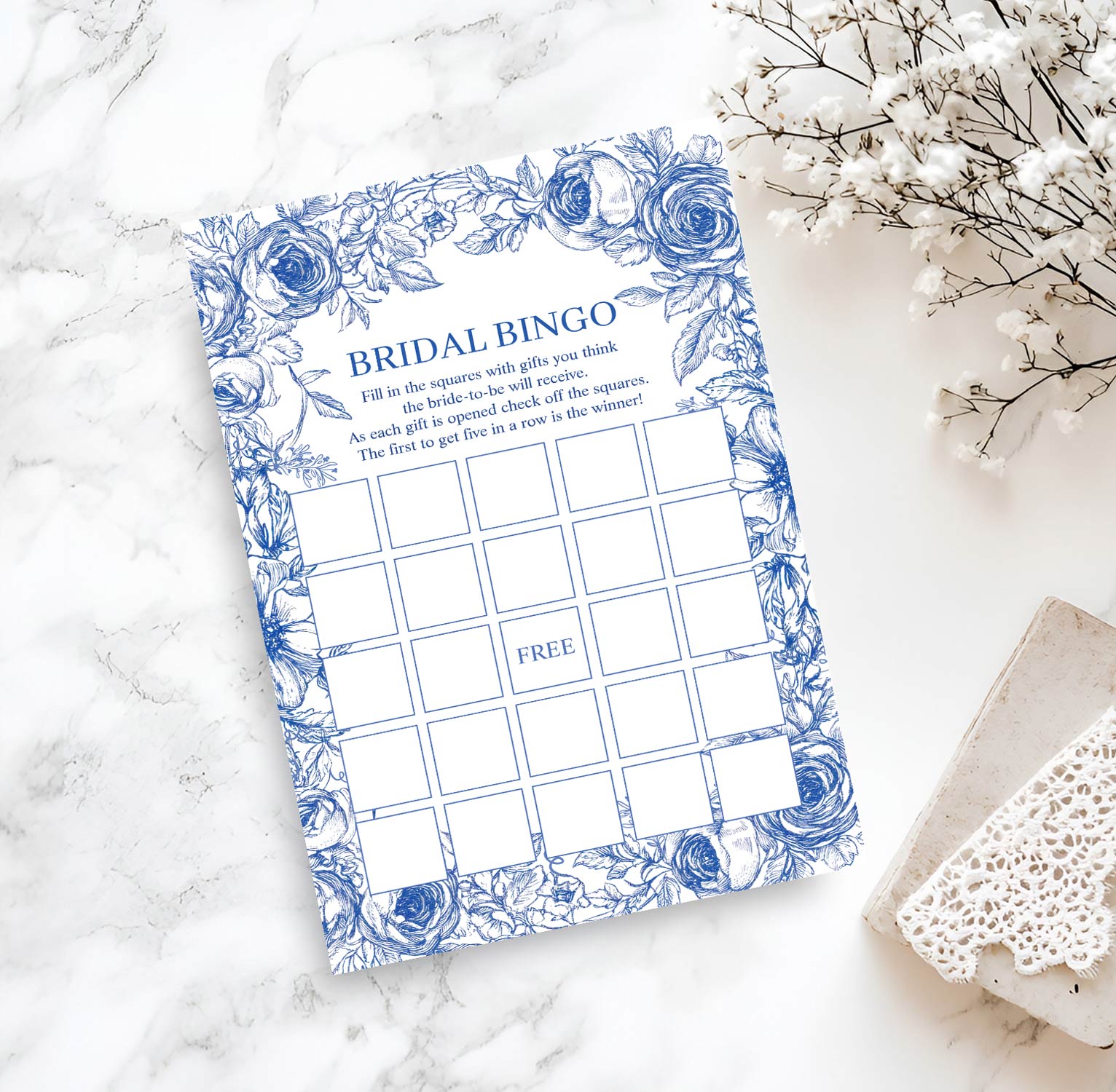 bridal bingo game