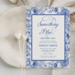 Something Blue Before I Do Bridal Shower Invitation