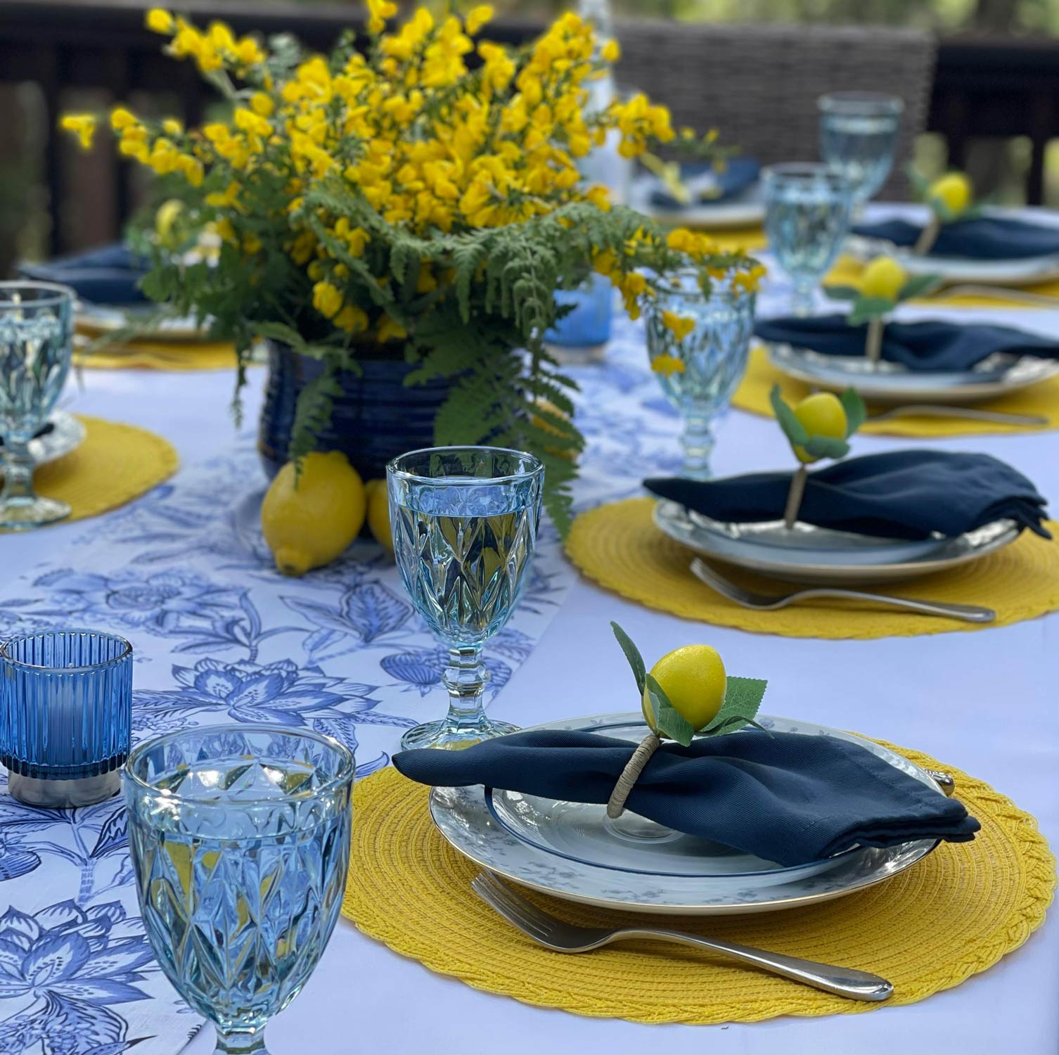 lemon bridal shower