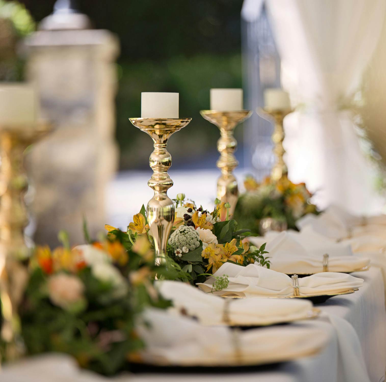 gold bridal shower