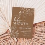 woodland baby shower