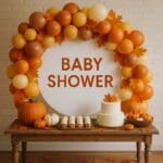 fall baby shower decor