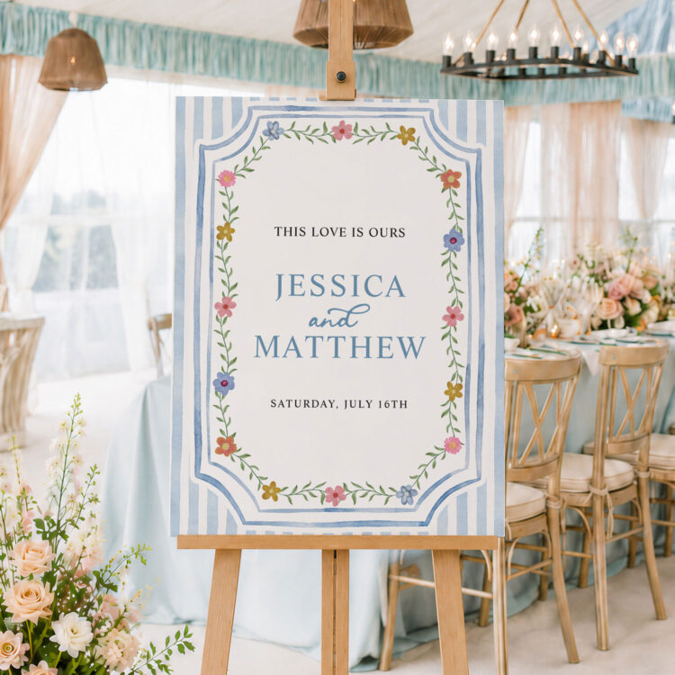 wedding welcome sign